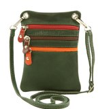 Geanta de umar Tuscany Leather din piele verde
